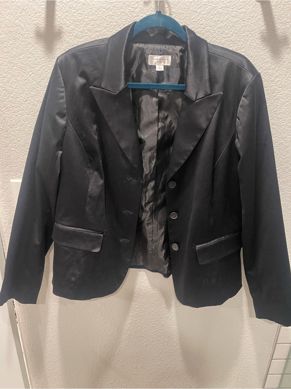 Isaac Mizrahi Black Women's Blazer Jacket